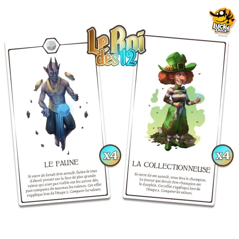 Mini extension personnages – Jeu de société LE ROI DES 12